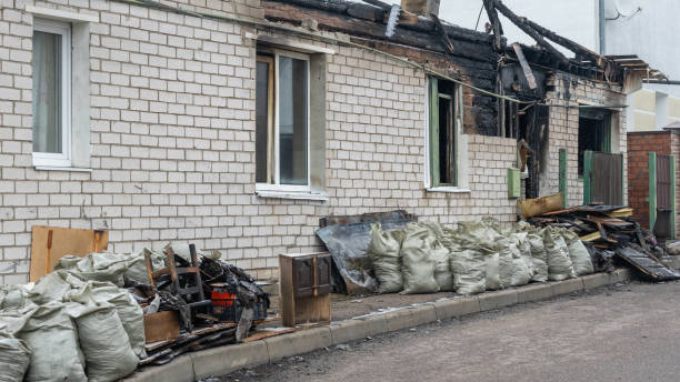 Professional Fire Damage Repair technician working in Elko New Market, MN